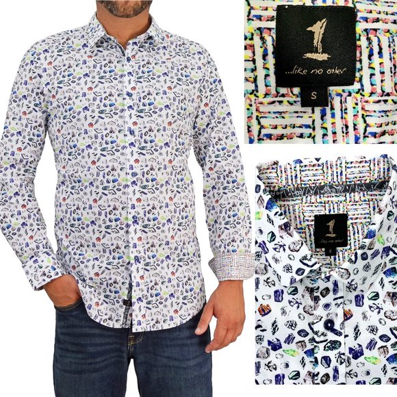 1 Like No Other Other - 1 Like  No Other Helmi Printed Long Sleeve Shirt Small